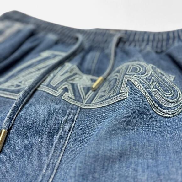 Just Don x Lakers Denim Shorts XXL NBA Basketball Streetwear Made in USA - Picture 4 of 8